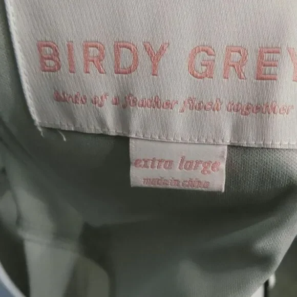 Birdy Grey Dove Gray Spence V-Neck Convertible Dress X-Large - Picture 8 of 8